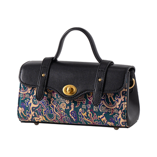 蜀锦手提包女2025春夏新款新中式国风单肩斜挎包送长辈母亲节礼物