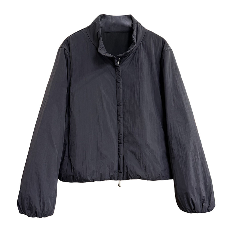 外M单！宽松立领棉服短外套