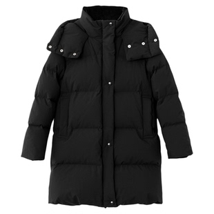 【安心真羽绒】高帽口加厚羽绒服棉叔叔男女儿童保暖中长款羽绒服