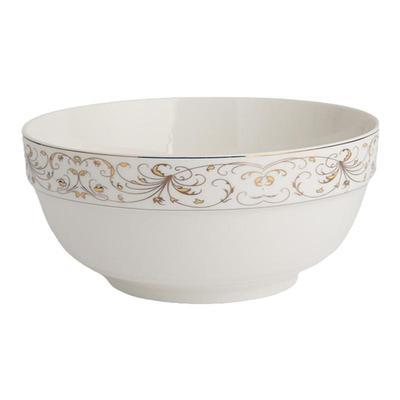 民生逐鹿新骨瓷黄金别院金边碗碟