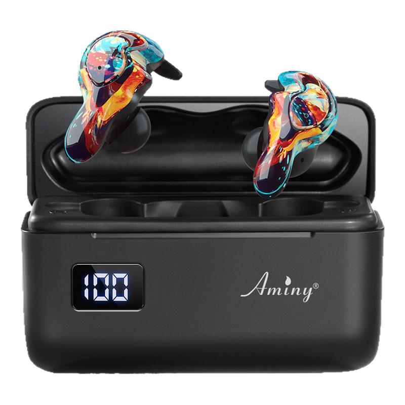 Aminy/艾米尼U-king 蓝牙耳机配件单耳机充电仓5.3运动入耳式电竞
