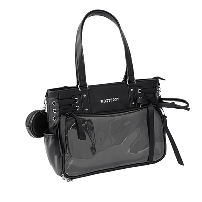 柔设单肩痛包大容量精致背包