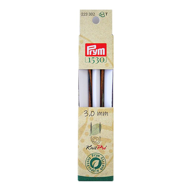 prym KnitPro可拆卸棒针桦木环形针毛线毛衣手工编织11.6cm长尖针