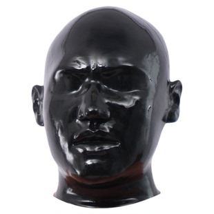 Smitizen亮面迈克头套硅胶紧身衣连体衣道具猛男mask