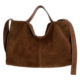 jpjclassic磨砂牛皮托特包女单肩斜挎枕头包软包饭盒包腋下包