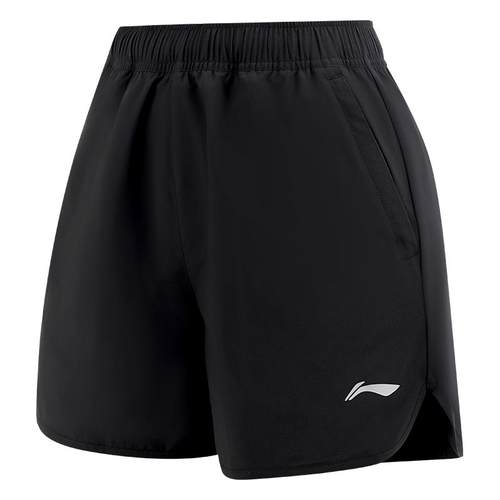 李宁运动短裤女夏2025新款跑步专用速干套装健身羽毛球三分裤外穿