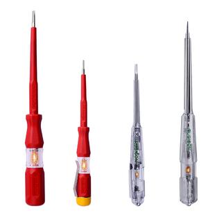 日本rubicon罗宾汉进口电笔电工专用一字氖泡测电笔150-250