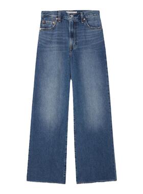 Levi's李维斯女士阔腿牛仔长裤