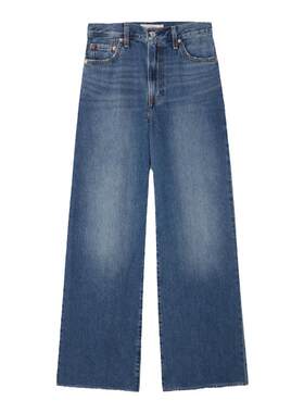 Levi's李维斯女士阔腿牛仔长裤