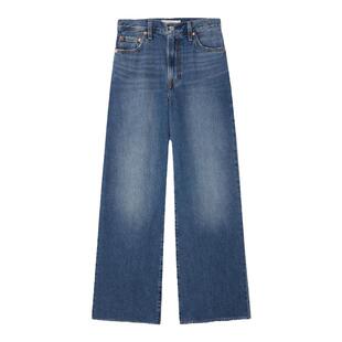 商场同款Levi's李维斯女士美式复古RIBCAGE阔腿显瘦牛仔裤A6081