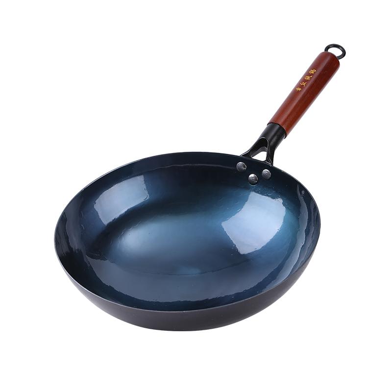 章丘手工铁锅官方旗舰店正品章丘熟铁锅老式家用炒菜锅炒锅不粘锅