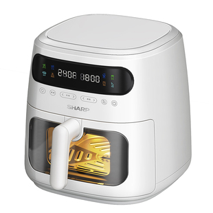 夏普空气炸锅家用可透视8L无油电炸锅免翻面炸烤多功能烹饪机新款