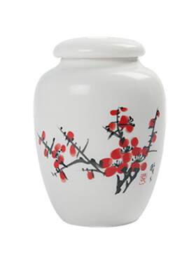 密封罐陶瓷小号随身茶叶罐子