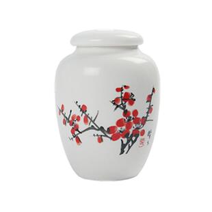 药膏田七川贝粉黑枸杞密封存储罐陶瓷迷你小号随身茶叶包装罐定制