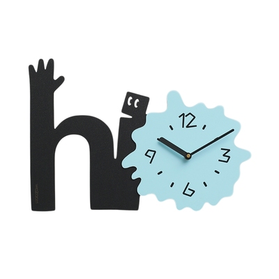 高颜值拯救白墙时尚挂钟