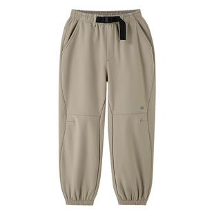 安奈儿童装男童裤子冬新款加绒保暖弹力防风厚款宽松束脚卫裤