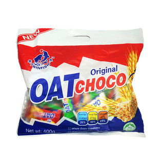 马来西亚风味双鱼牌燕麦酥果仁酥糖杂粮巧克力能量棒早餐年货零食