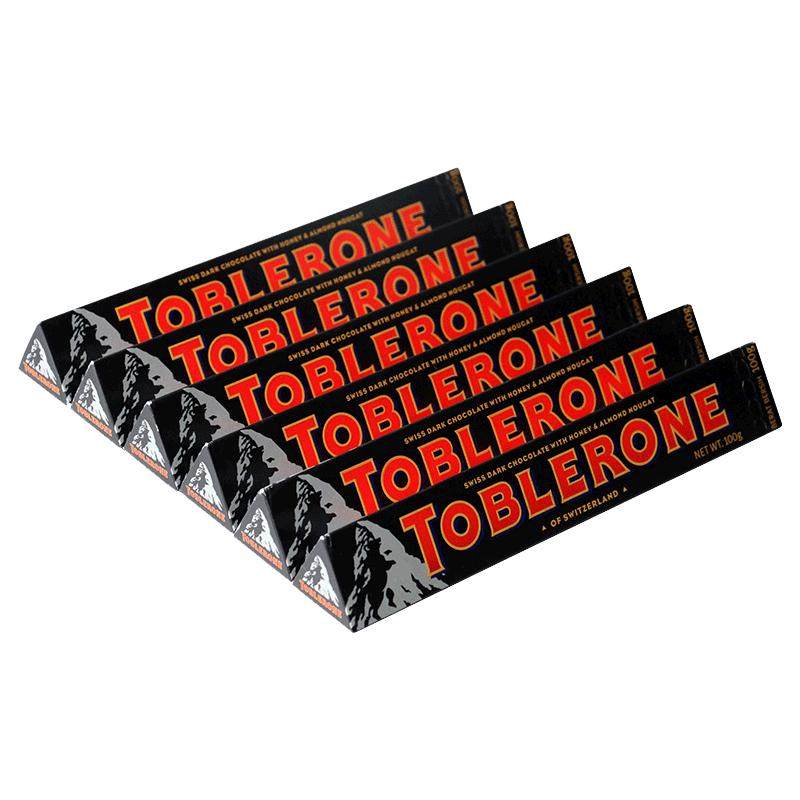 【9月份到期】瑞士三角toblerone蜂蜜黑巧克力多口味零食组合装