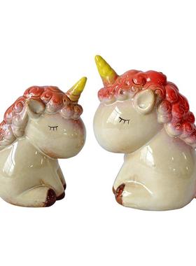 野兽派轻奢风软装饰陶瓷小摆件