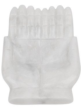 中式创意大理石托盘佛手摆件饰品