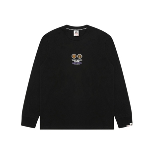 Aape联名BABY MILO STORE男装卡通图案印花长袖T恤9797XXP