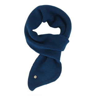 小尾巴~100%羊毛毛线针织交叉穿口便携百搭纯色小围脖 包邮