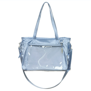 日系ins百搭痛包斜挎包女 通勤大容量单肩包演唱会可藏灯牌手提袋