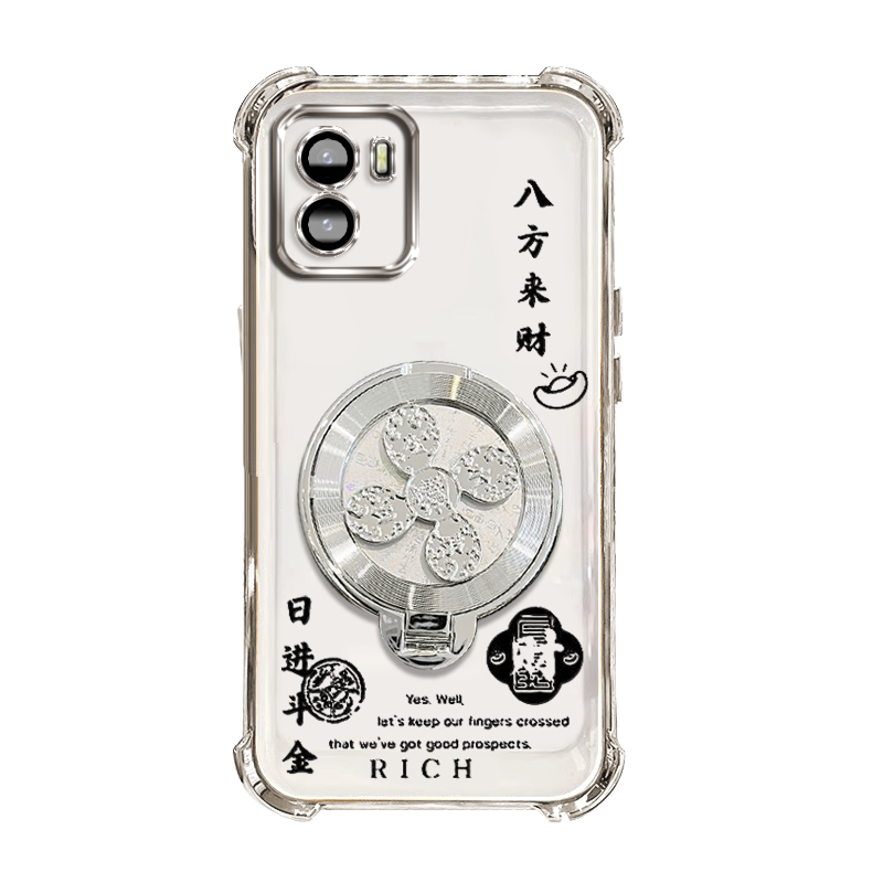 适用vivoY10手机壳轻奢支架