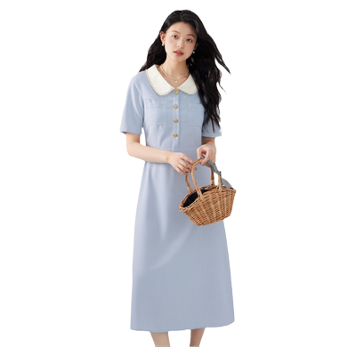 短袖仙女风onemore修身裙