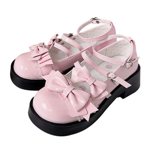 珍妮公主原创洛丽塔lolita鞋大头可爱学生日系软妹JK少女圆头lo鞋