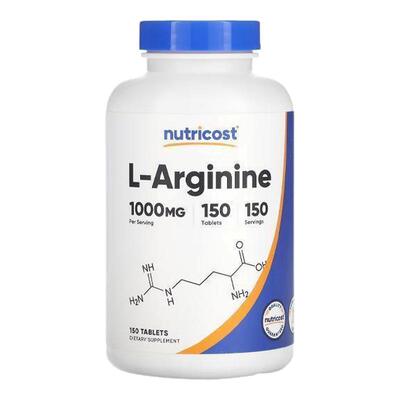 Nutricost精氨酸营养片L-精氨酸健身肌肉男士健康膳食补剂活力续