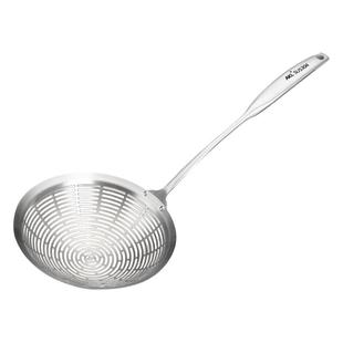 德国漏勺304不锈钢一体成型油炸大号火锅捞面捞饺子笊篱过滤网勺