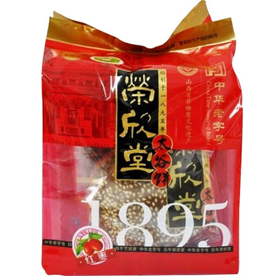 山西特产荣欣堂红枣味350g太谷饼