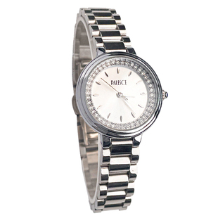 vintage中古小众轻奢简约大方复古金属表盘小银手表礼物海达豪力