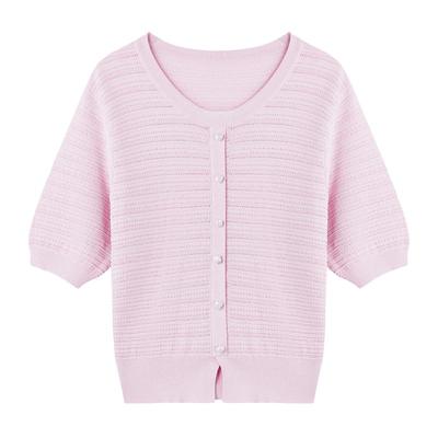 秋水伊人优雅百搭宽松外套2025年夏季新款女薄款超好看针织开衫