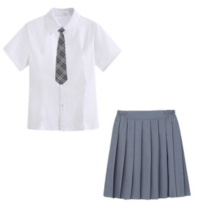 校服套装学院制服衬衫百褶裙中学生演讲朗诵演出服小学生合唱班服