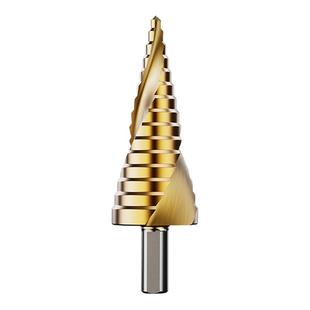 蓝胜宝塔钻头开孔扩孔器金属不锈钢专用打孔神器高硬度塔形阶梯钻