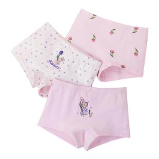 顶瓜瓜顶呱呱女童内裤夏季薄款平角裤中大童安全裤宝宝儿童打底裤