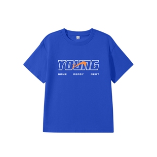 贵人鸟童装男童短袖t恤2026新款儿童夏季宽松上衣中大童纯棉夏装