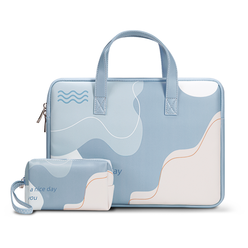 电脑包手提适用苹果macbook华为matebook14内胆包d联想小新pro16笔记本小米air13保护套女戴尔惠普1