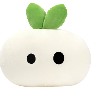 歪瓜出品 桃源深处有人家陶陶萝卜靠枕公仔抱枕可爱女生公仔礼物