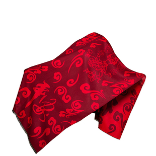 上海故事红色平安福妈妈围巾女秋冬披肩两用加厚长款超大送礼盒