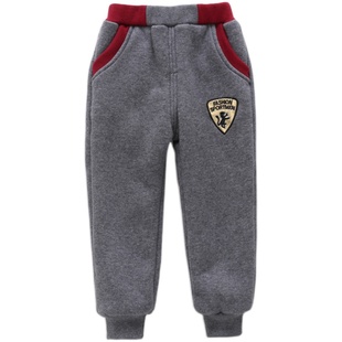 宝宝童裤3棉裤4加绒加厚10冬天6岁5儿童男童外穿保暖裤子新品休闲