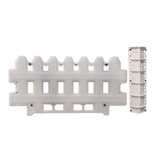 仿竹篱笆模具室户草坪花园仿木纹仿藤仿树皮新款仿木栅栏模型磨具