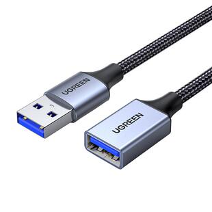 绿联usb3.0接口延长线双2头公对母加长转连接收器数据电视电脑u盘高速充供电源车载有无线鼠标键盘打印机手机