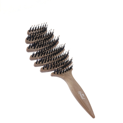 KRRAMEL松塔猪鬃防静电护发梳子