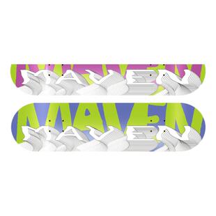 Maven专业双翘滑板初学者男女生成人滑板整板/板面-酸性配色系列