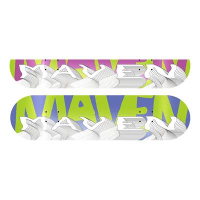 Maven专业双翘滑板初学者男女生成人滑板整板/板面-酸性配色系列