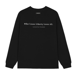 MAD官方 | 迈克罗德 美式街头重磅春秋打底衫潮牌纯棉长袖T恤男