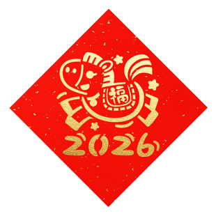 2026马年福字拓印年画diy手工材料工具模板套装幼儿园过新年装饰